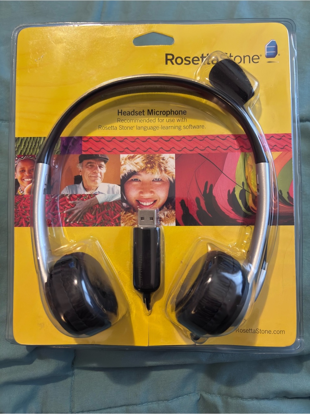 NEW Rosetta Stone Headset Microphone USB For Language Learning Software